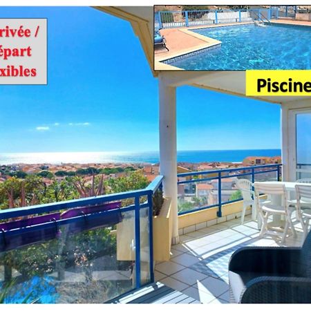 Plain-Pied, Terrasse, Piscine, Pleine Vue Mer, Plage A 6' A Pied, Parking, Wifi Fleury  Exteriér fotografie