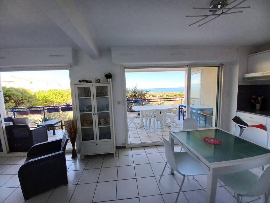 Plain-Pied, Terrasse, Piscine, Pleine Vue Mer, Plage A 6' A Pied, Parking, Wifi Fleury  Exteriér fotografie