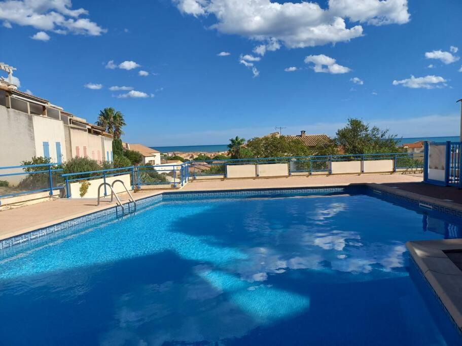 Plain-Pied, Terrasse, Piscine, Pleine Vue Mer, Plage A 6' A Pied, Parking, Wifi Fleury  Exteriér fotografie