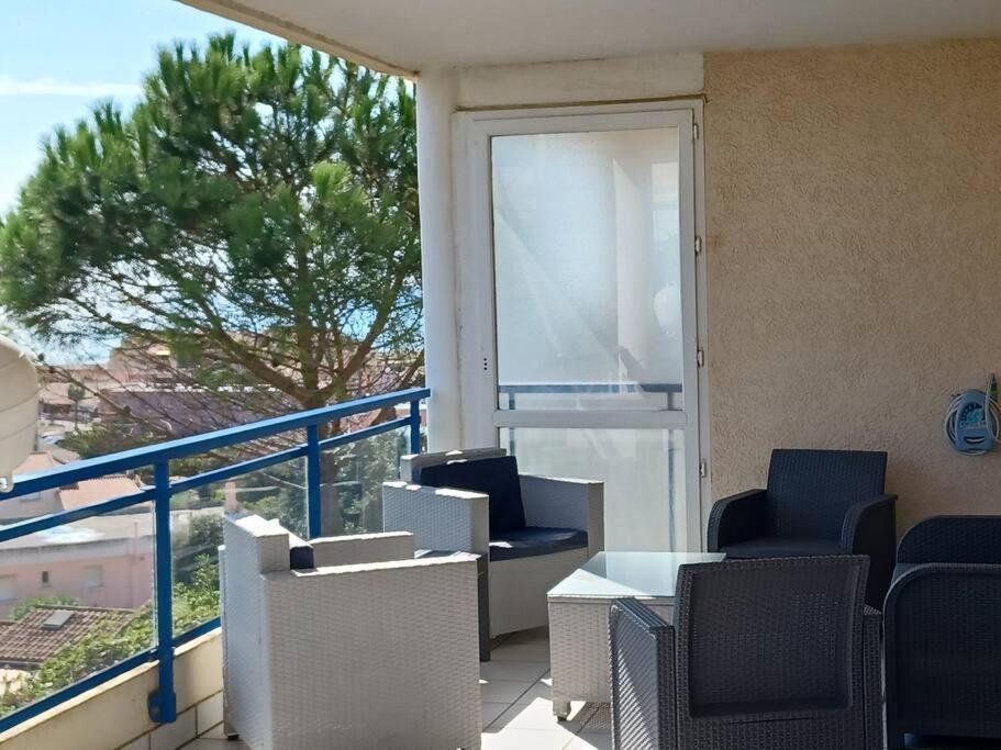 Plain-Pied, Terrasse, Piscine, Pleine Vue Mer, Plage A 6' A Pied, Parking, Wifi Fleury  Exteriér fotografie