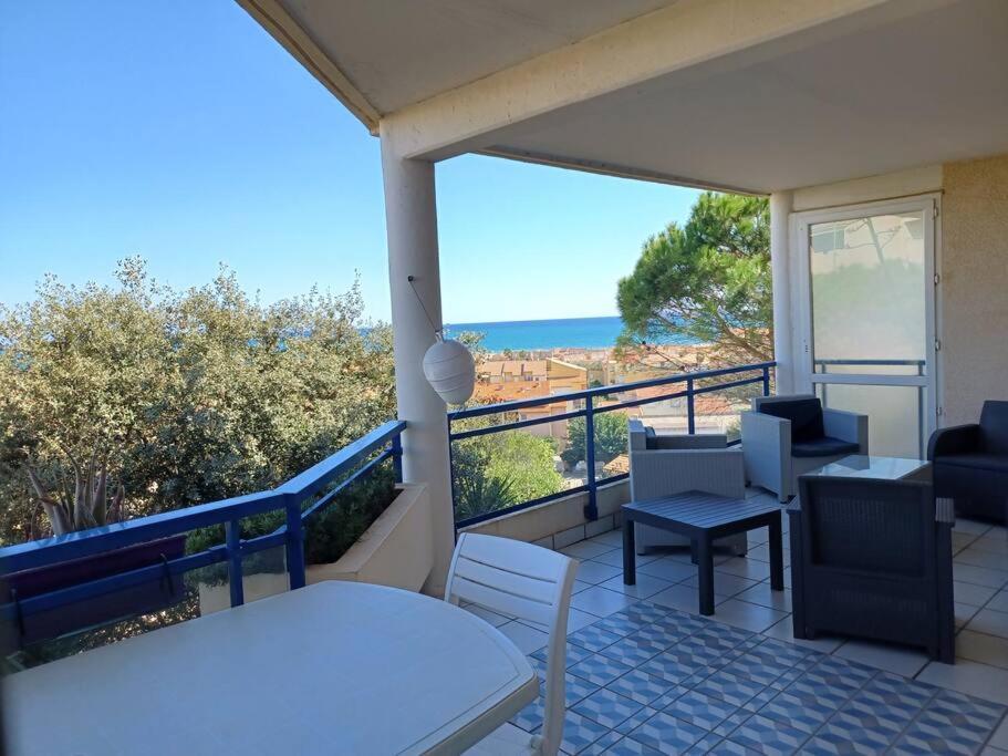 Plain-Pied, Terrasse, Piscine, Pleine Vue Mer, Plage A 6' A Pied, Parking, Wifi Fleury  Exteriér fotografie