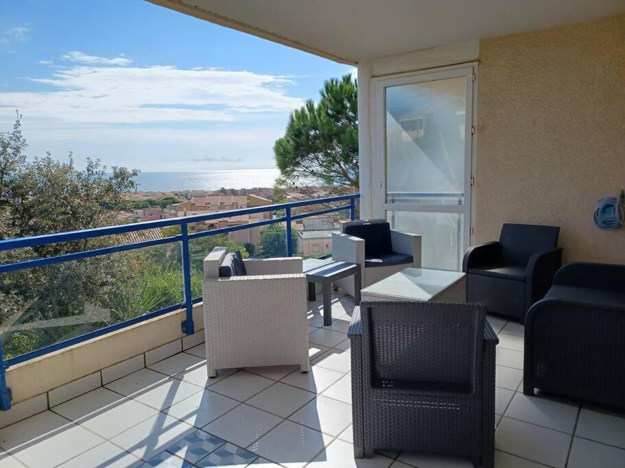Plain-Pied, Terrasse, Piscine, Pleine Vue Mer, Plage A 6' A Pied, Parking, Wifi Fleury  Exteriér fotografie