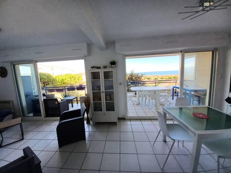 Plain-Pied, Terrasse, Piscine, Pleine Vue Mer, Plage A 6' A Pied, Parking, Wifi Fleury  Exteriér fotografie