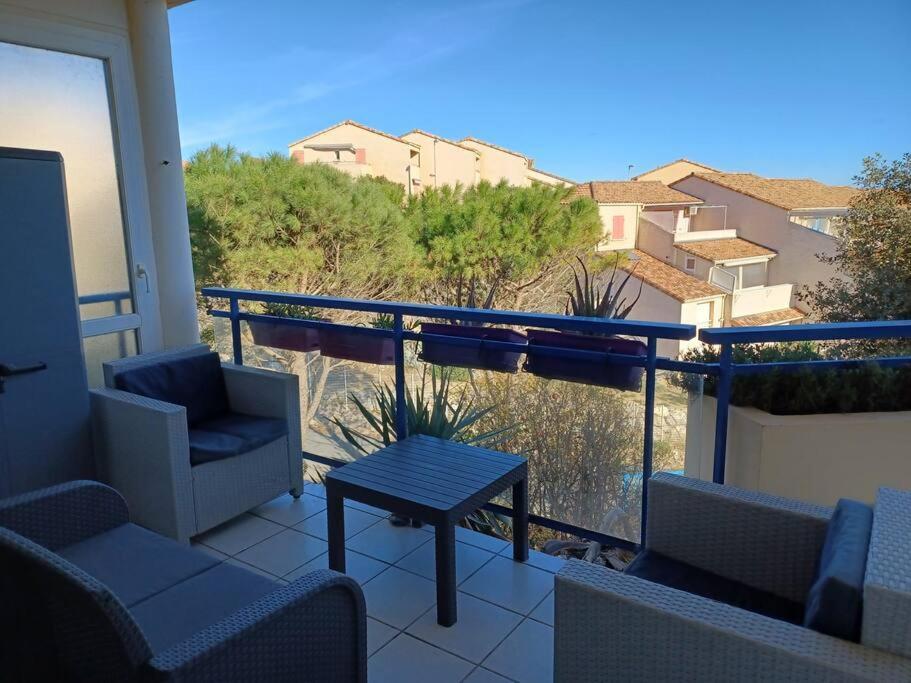 Plain-Pied, Terrasse, Piscine, Pleine Vue Mer, Plage A 6' A Pied, Parking, Wifi Fleury  Exteriér fotografie