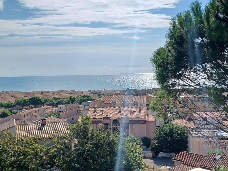 Plain-Pied, Terrasse, Piscine, Pleine Vue Mer, Plage A 6' A Pied, Parking, Wifi Fleury  Exteriér fotografie
