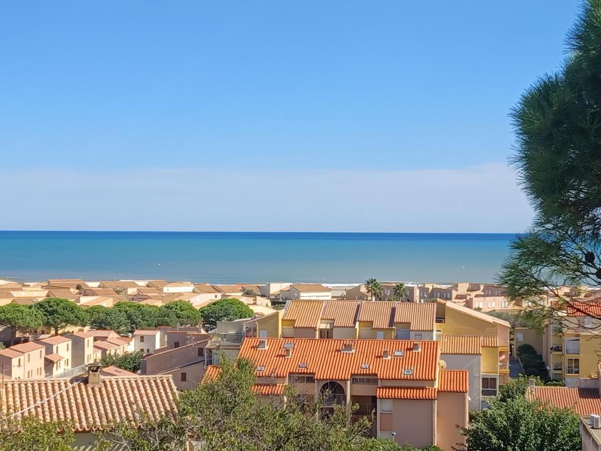 Plain-Pied, Terrasse, Piscine, Pleine Vue Mer, Plage A 6' A Pied, Parking, Wifi Fleury  Exteriér fotografie