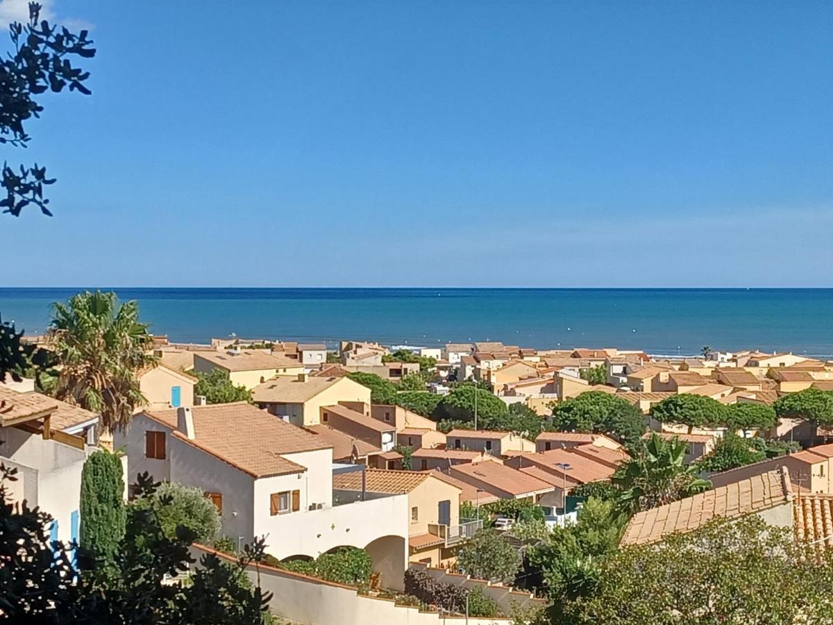 Plain-Pied, Terrasse, Piscine, Pleine Vue Mer, Plage A 6' A Pied, Parking, Wifi Fleury  Exteriér fotografie